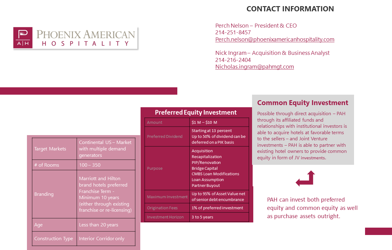 Investment & Acquisition